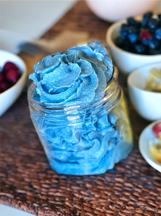 Blueberry Mint Whipped Sugar Scrub